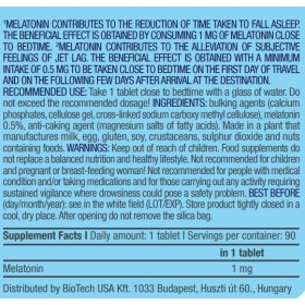BiotechUSA Melatonin 90 tablets