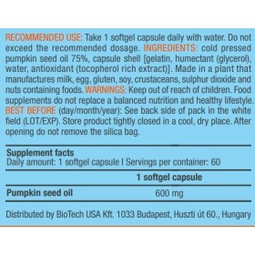 BiotechUSA Pumpkin Seed Oil