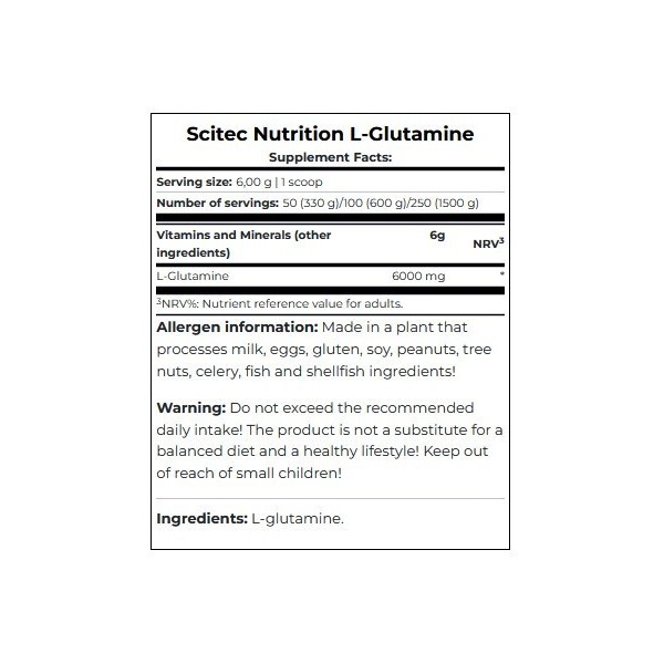 Scitec Nutrition L-Glutamine (300 gr.)