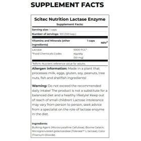 Scitec Nutrition Lactase Enzyme (100 caps)