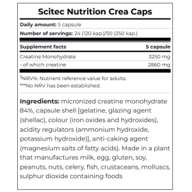 Scitec Nutrition Crea Caps (250 caps)