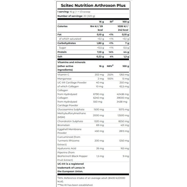 BiotechUSA Arthroxon Plus (320 gr.)
