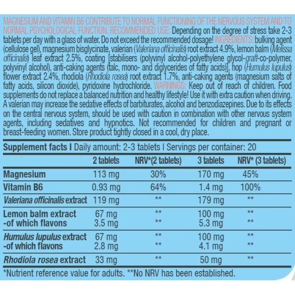 BiotechUSA Valeriana Forte 60 tabs