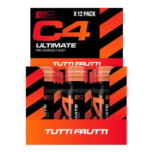 CELLUCOR Cellucor C4 Ultimate Pre Workout Shots Box (12 Bottles)