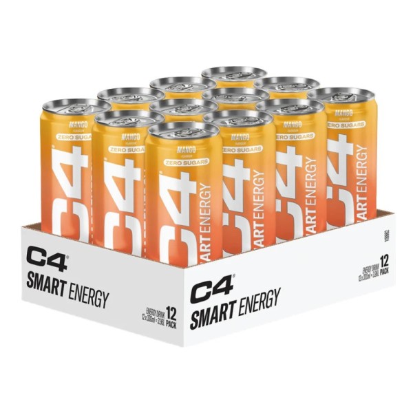 CELLUCOR Cellucor C4 Smart Zero Sugar Energy Drinks Box (12 Cans)