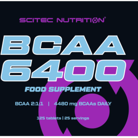 Scitec Nutrition BCAA 6400 (125 tab.)
