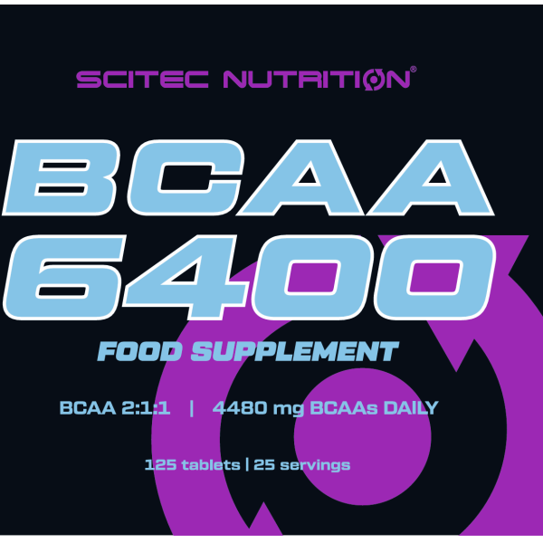 Scitec Nutrition BCAA 6400 (125 tab.)