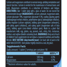 Scitec Nutrition Calcium-Magnesium 90 tab
