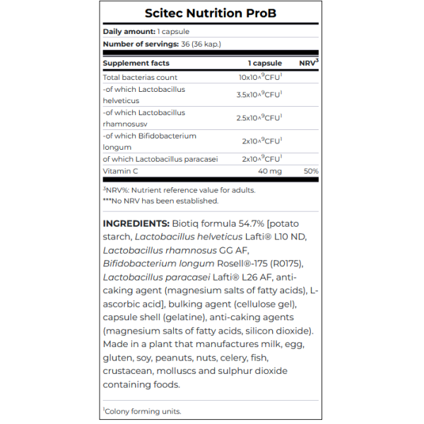 Scitec Nutrition ProB (36 caps)