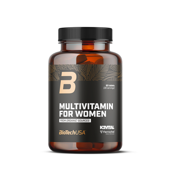 BiotechUSA Multivitamin For Women from organic sources - 60 tableta