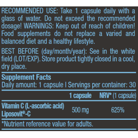 BiotechUSA LIPOSOMAL VITAMIN C FROM ORGANIC SOURCES