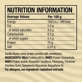 CELLUCOR C4 Whey Protein Powder - 22 Servings Vanilla Bean