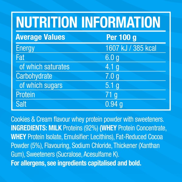 CELLUCOR C4 Whey Protein Powder - 22 Servings Cookies 'N' Cream