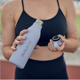 BiotechUSA STAINLESS STEEL BOTTLE - 500 ml Blue