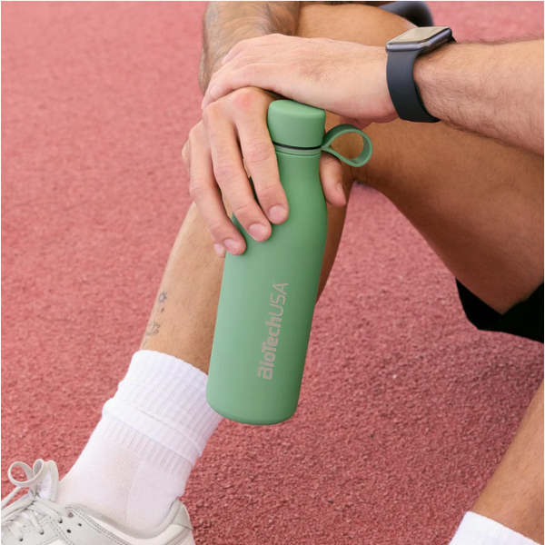 BiotechUSA STAINLESS STEEL BOTTLE - 500 ml Green