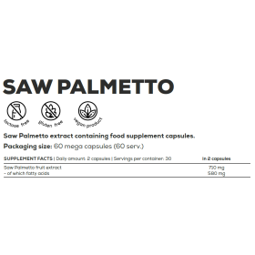 BiotechUSA Saw Palmetto 60 mega capsules