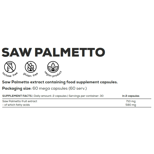 BiotechUSA Saw Palmetto 60 mega capsules