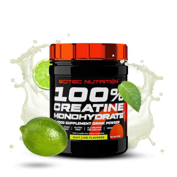 Scitec Nutrition 100% Creatine Monohydrate 300 gr. Mint-Lime
