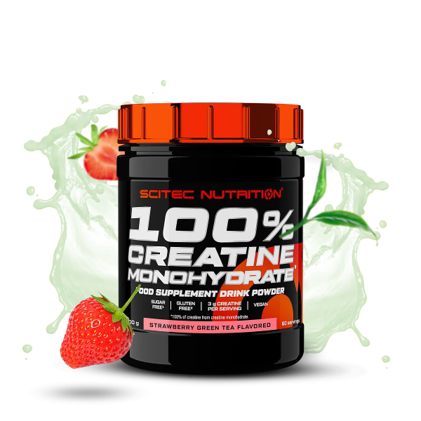 Scitec Nutrition 100% Creatine Monohydrate 300 gr. Strawberry - Gre...