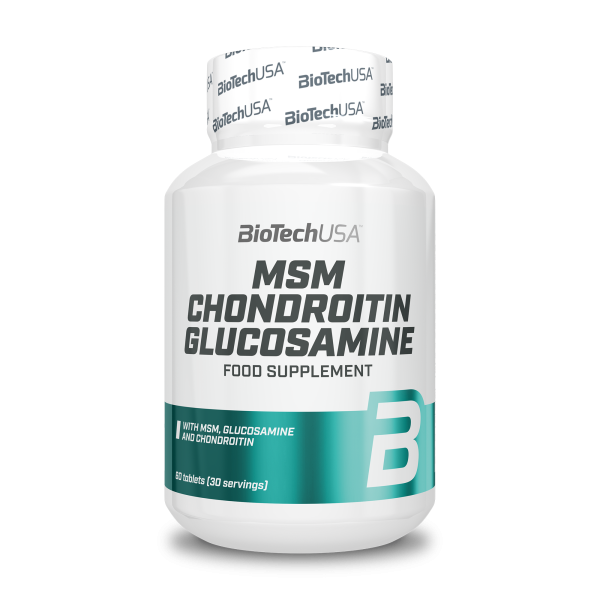 BiotechUSA MSM Chondroitin Glucosamine - 60 tablets