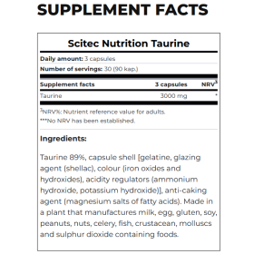 Scitec Nutrition Taurine (90 caps)