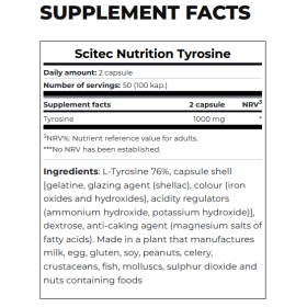Scitec Nutrition Tyrosine (100 caps)