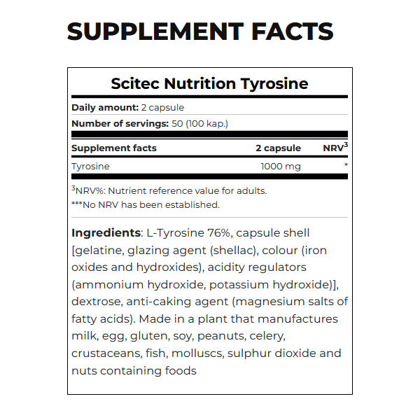 Scitec Nutrition Tyrosine (100 caps)