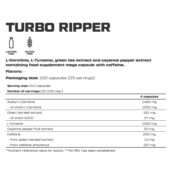 Scitec Nutrition Turbo Ripper (100 caps)