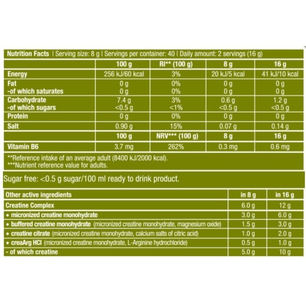 BiotechUSA Crea Zero 320 g