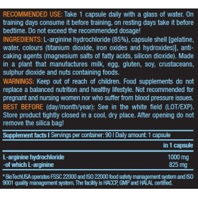 BiotechUSA L-Arginine 90 caps