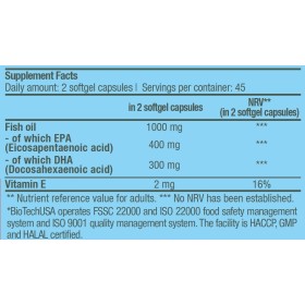 BiotechUSA Mega Omega 3