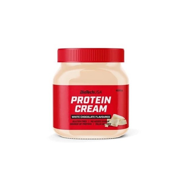 BiotechUSA Protein Cream 400 g white chocolate flavoured