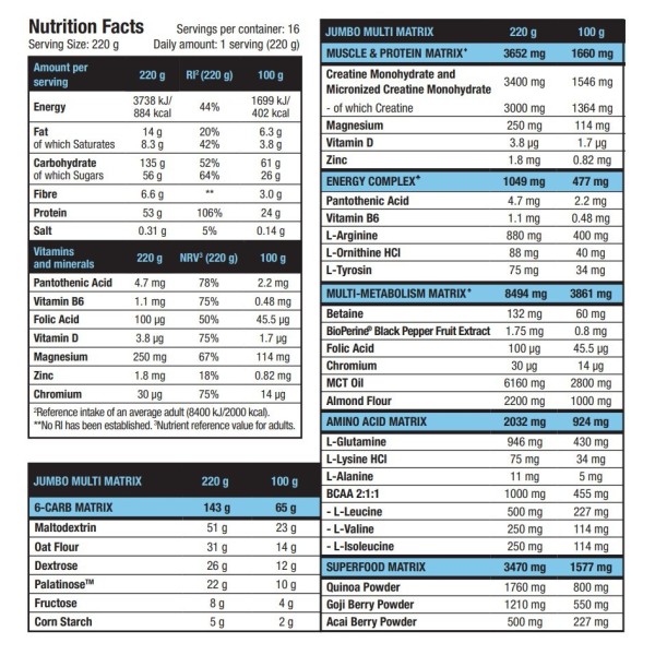 Scitec Nutrition Jumbo! (1,32 kg)