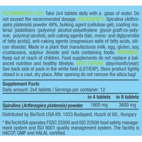 BiotechUSA Spirulina 100 tablets