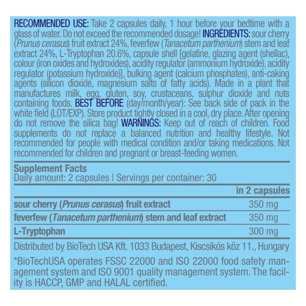 BiotechUSA Sleep 60 capsule