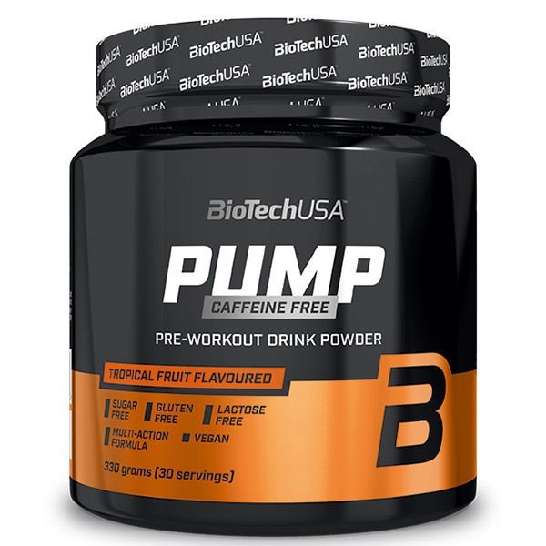 BiotechUSA Pump Caffeine Free drink powder 330g